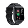 Montre Bluetooth connectee multi fonctions - Silicone noir