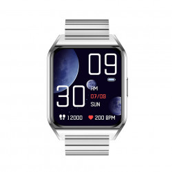 Montre Bluetooth connectee multi fonctions - Acier argent