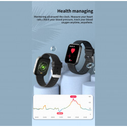 Montre Bluetooth connectee grand ecran 1,69 pouces avec mode multi...