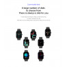 Montre Bluetooth connectee grand ecran 1,69 pouces avec mode multi...