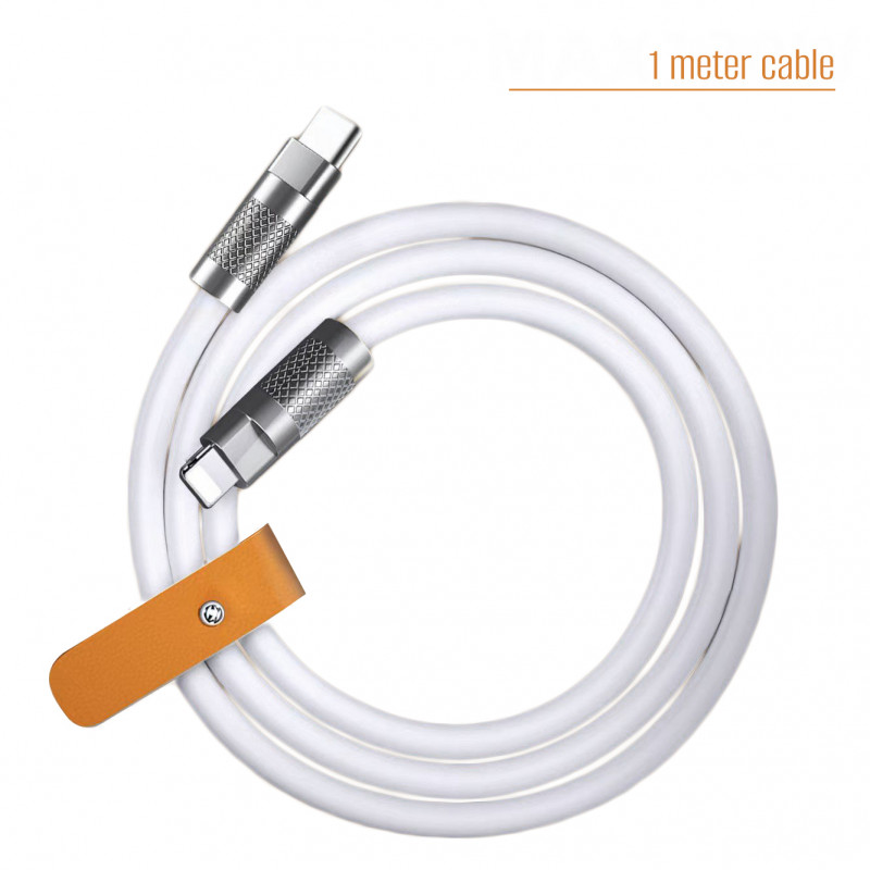 Cable de charge rapide et de synchronisation Type C vers Lightning...