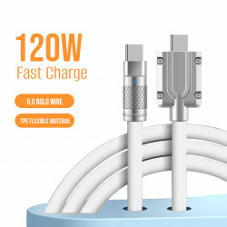 Cable de charge rapide et de synchronisation Type C vers Lightning...