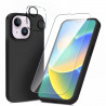 Pack iPhone 14 PLUS : 2 vitres avant en verre trempe + 2 vitres...