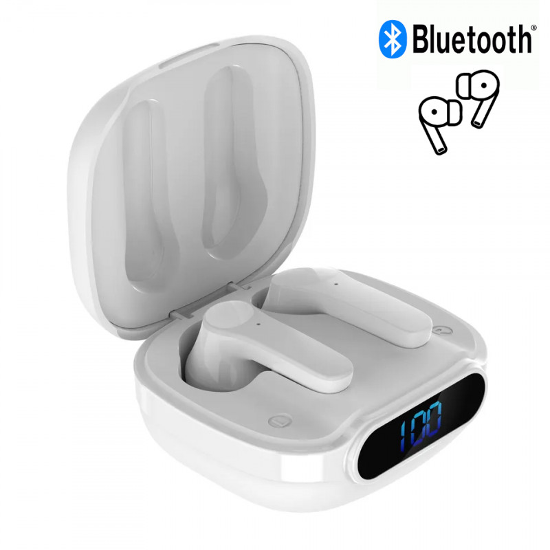 Ecouteurs Bluetooth stereo intra - auriculaires avec micro et...