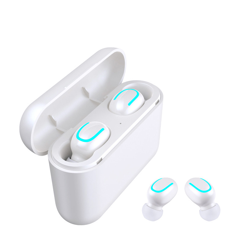 Ecouteurs binaural Bluetooth 5.0 sans fil etanches avec microphone...
