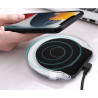 Support de charge sans fil transparent Qi 15W