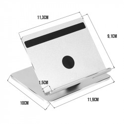 Support bureau en aluminium pour tablette pliable et antiderapant