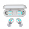 Ecouteurs binaural Bluetooth 5.0 sans fil etanches avec microphone...