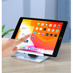 Support bureau en aluminium pour tablette pliable et antiderapant
