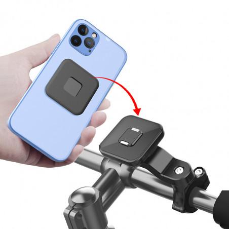 Support mobile antichoc et rotatif pour velo et moto