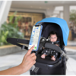 Support mobile antichoc et rotatif pour velo et moto