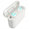 Ecouteurs binaural Bluetooth 5.0 sans fil etanches avec microphone...