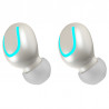 Ecouteurs binaural Bluetooth 5.0 sans fil etanches avec microphone...