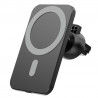Support voiture pour mobile avec chargeur de telephone sans fil ...
