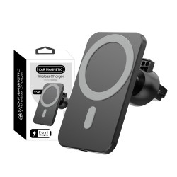 Support voiture pour mobile avec chargeur de telephone sans fil ...