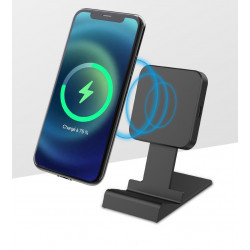Support de charge sans fil Qi 2 en 1 detachable et flexible