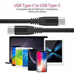 Cable USB Type - C de charge et de synchronisation vers Type - C...