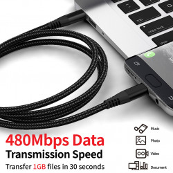 Cable USB Type - C de charge et de synchronisation vers Type - C...