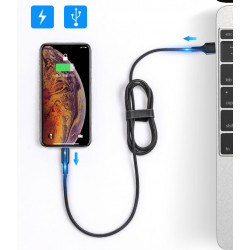 Cable USB - A de charge et de synchronisation vers Lightning en...