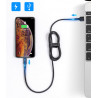 Cable USB - A de charge et de synchronisation vers Lightning en...