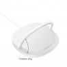 Support de charge rapide sans fil Qi pliant avec fixation magnetique