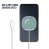 Support de charge rapide sans fil Qi pliant avec fixation magnetique