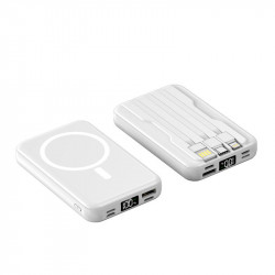 Power bank portable et magnetique avec charge sans fil 10 000mAh ...