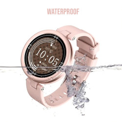 Montre connectee Bluetooth 1,09 pouces etanche IP68 avec prise en...