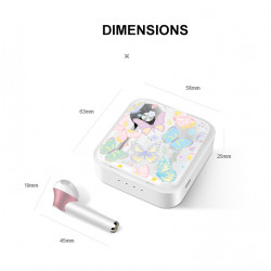 Ecouteurs stereo Bluetooth 5.0 sans fil avec appels binaural et...