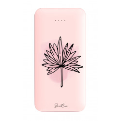 Power bank double USB rose - Palmier rose