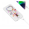 Power bank double USB blanche - Attrape reve c ur