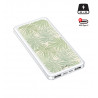 Power bank double USB blanche - Palmier vert