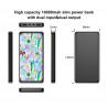 Power bank double USB noire - Jardin phosphorescent