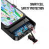 Power bank double USB noire - Jardin phosphorescent