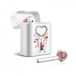 Ecouteurs stereo Bluetooth 5.0 sans fil avec appels binaual et...