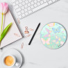 Chargeur a induction sans fil avec indicateur LED vert deau ...