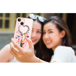 Coque de protection en silicone souple pour iPhone 13 - Attrape...