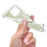 Coque de protection en silicone souple pour iPhone 13 - Palmier vert