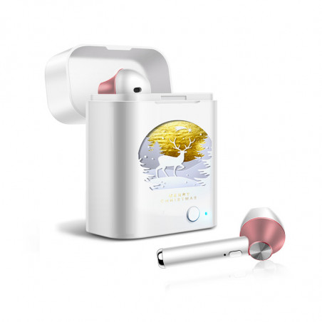 Ecouteurs stereo Bluetooth 5.0 sans fil avec appels binaual et...