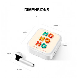 Ecouteurs stereo Bluetooth 5.0 sans fil avec appels binaural et...