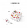 Ecouteurs stereo Bluetooth 5.0 sans fil avec appels binaural et...