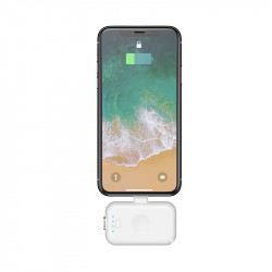 Station de charge magnetique 12800mAh avec 4 mini banques de...