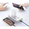 Station de charge magnetique 12800mAh avec 4 mini banques de...