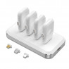 Station de charge magnetique 12800mAh avec 4 mini banques de...