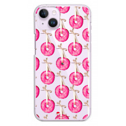 Coque souple transparente pour iPhone 14 - Donuts
