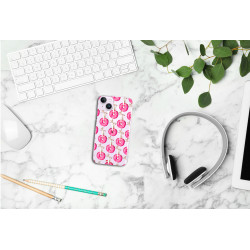 Coque souple transparente pour iPhone 14 - Donuts