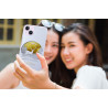 Coque souple transparente pour iPhone 14 - Cerf or