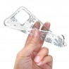 Coque souple transparente pour iPhone 14 - Flocons