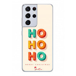 Coque souple transparente pour Samsung Galaxy S21 Ultra 5G - Ho ho ho