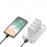 Station de charge magnetique 12800mAh avec 4 mini banques de...